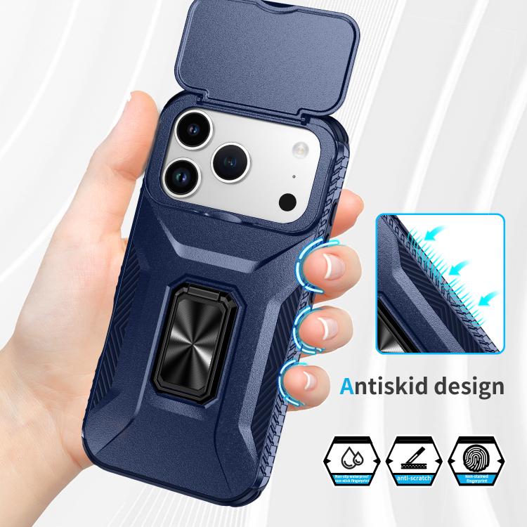 For iPhone 17 Pro Sliding Camshield Holder Phone Case