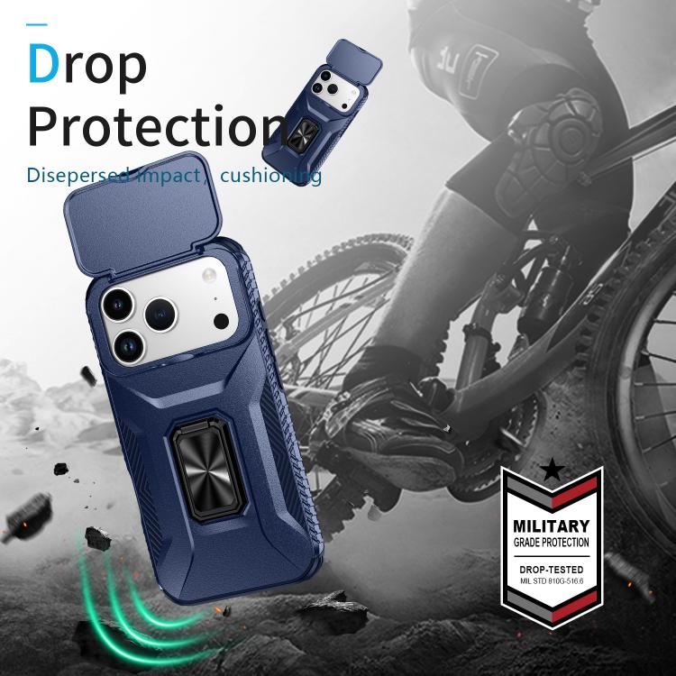 For iPhone 17 Pro Sliding Camshield Holder Phone Case
