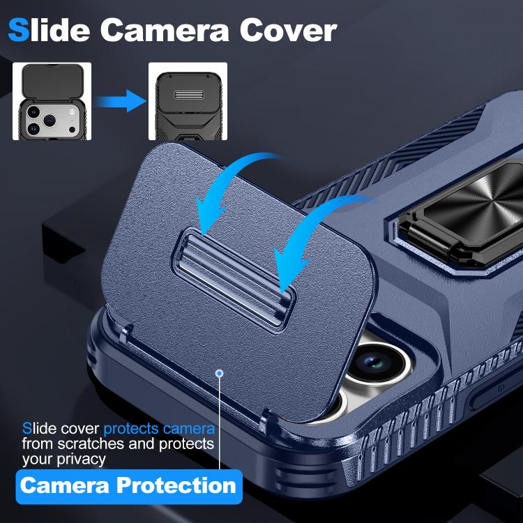 For iPhone 17 Pro Sliding Camshield Holder Phone Case