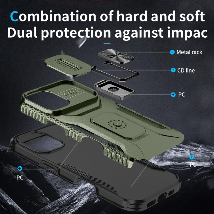 For iPhone 17 Sliding Camshield Holder Phone Case