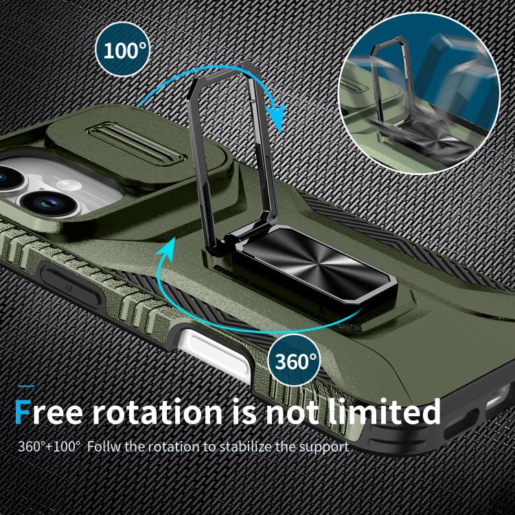 For iPhone 17 Sliding Camshield Holder Phone Case