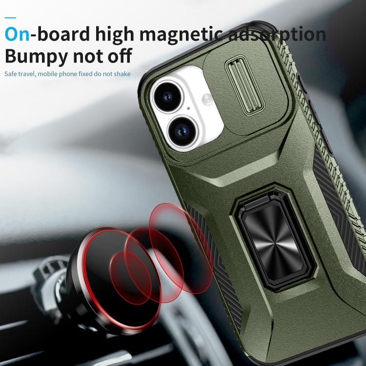 For iPhone 17 Sliding Camshield Holder Phone Case