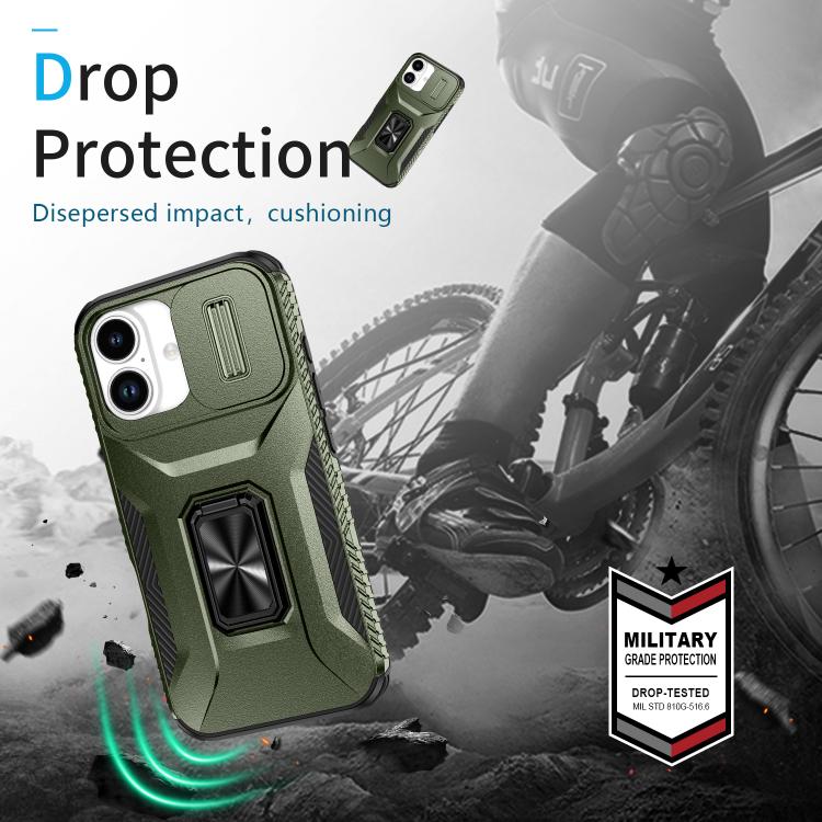 For iPhone 17 Sliding Camshield Holder Phone Case