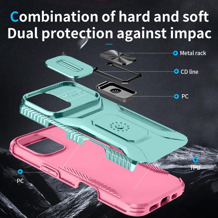 For iPhone 17 Sliding Camshield Holder Phone Case