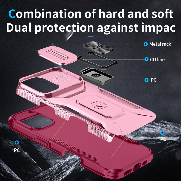 For iPhone 17 Sliding Camshield Holder Phone Case