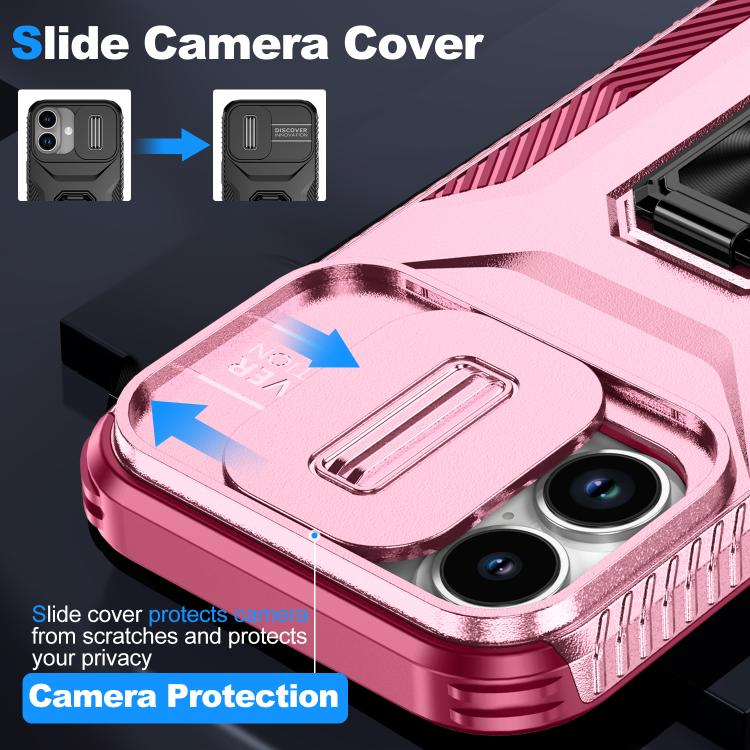 For iPhone 17 Sliding Camshield Holder Phone Case