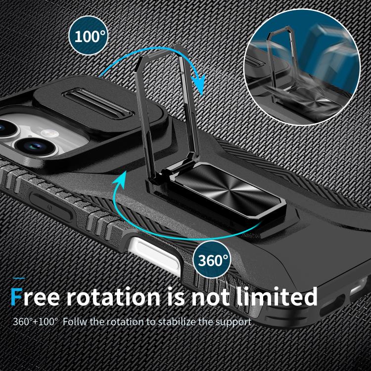 For iPhone 17 Sliding Camshield Holder Phone Case