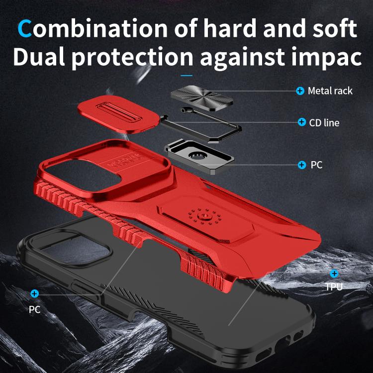 For iPhone 17 Sliding Camshield Holder Phone Case