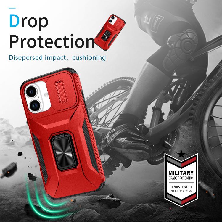 For iPhone 17 Sliding Camshield Holder Phone Case