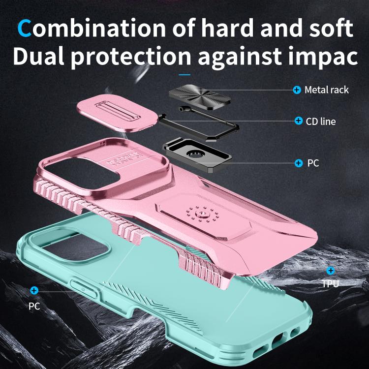 For iPhone 17 Sliding Camshield Holder Phone Case