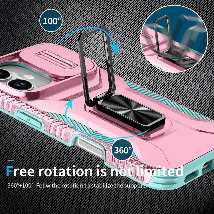 For iPhone 17 Sliding Camshield Holder Phone Case