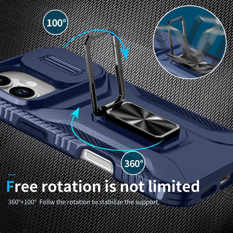 For iPhone 17 Sliding Camshield Holder Phone Case