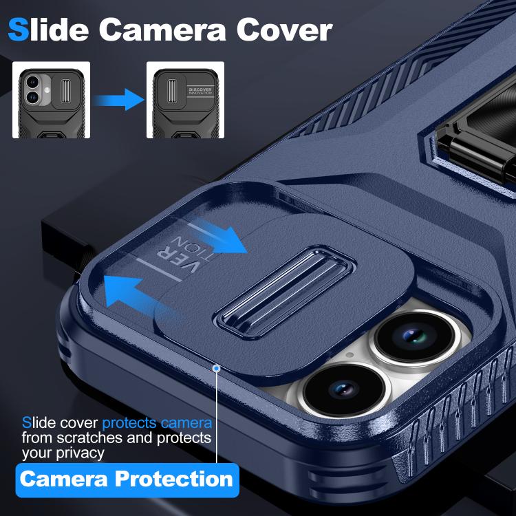For iPhone 17 Sliding Camshield Holder Phone Case