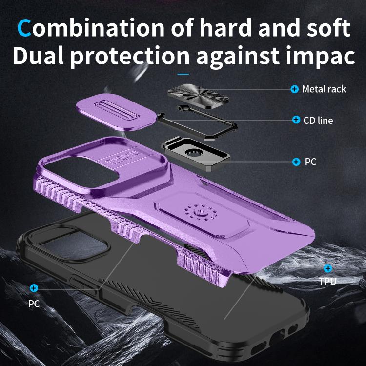 For iPhone 17 Sliding Camshield Holder Phone Case