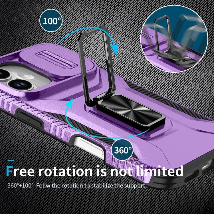 For iPhone 17 Sliding Camshield Holder Phone Case