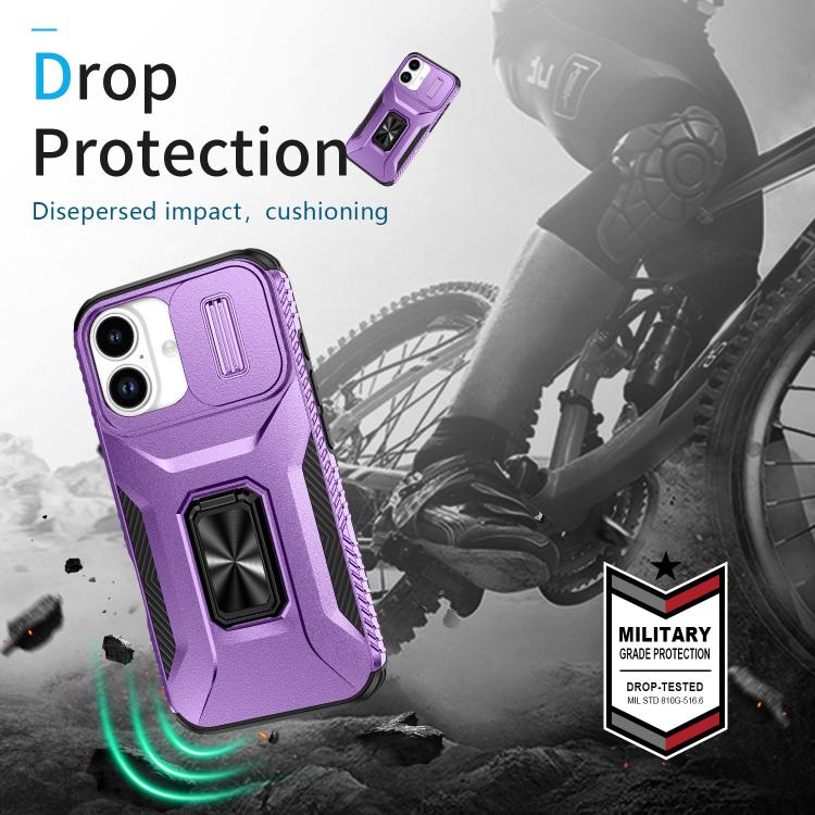 For iPhone 17 Sliding Camshield Holder Phone Case