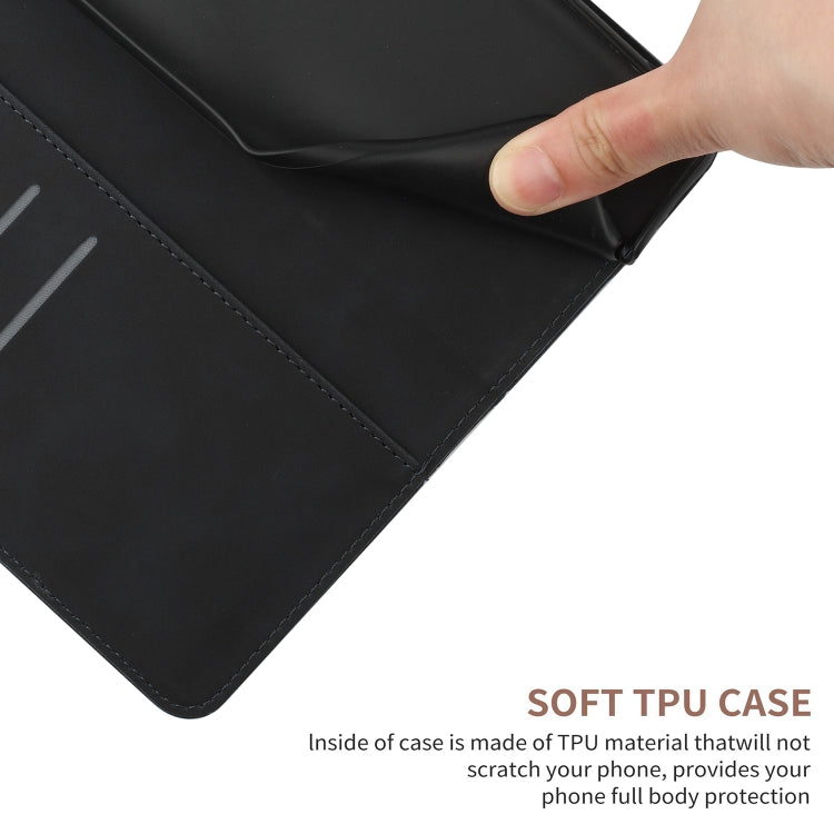 For Redmi 14C 4G Stitching Embossed Leather Phone Case