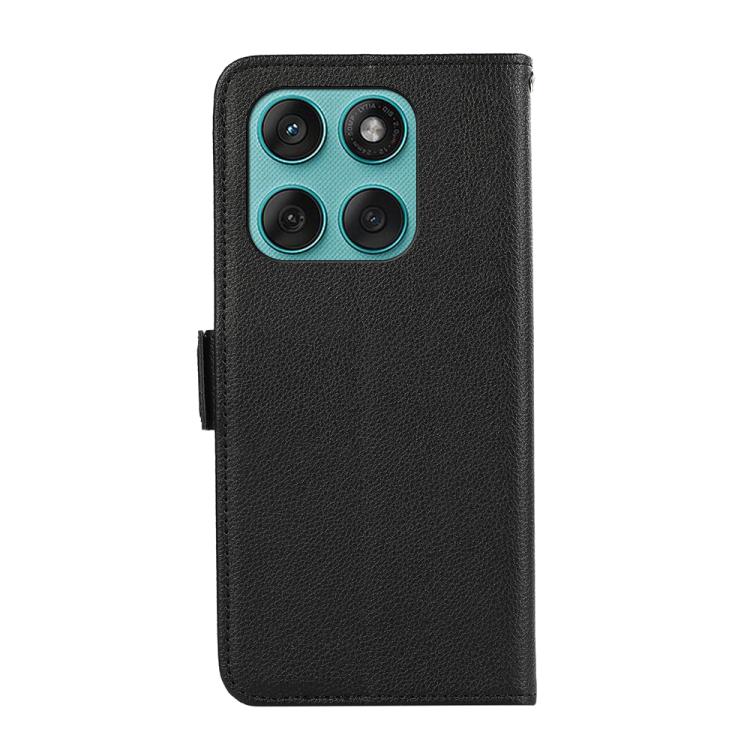 For Motorola Edge 60 Fusion / 60 ABEEL Side-Magnetic Litchi Pattern Leather RFID Phone Case