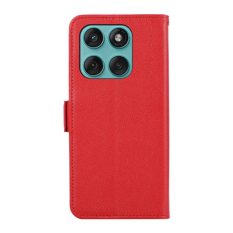 For Motorola Edge 60 Fusion / 60 ABEEL Side-Magnetic Litchi Pattern Leather RFID Phone Case