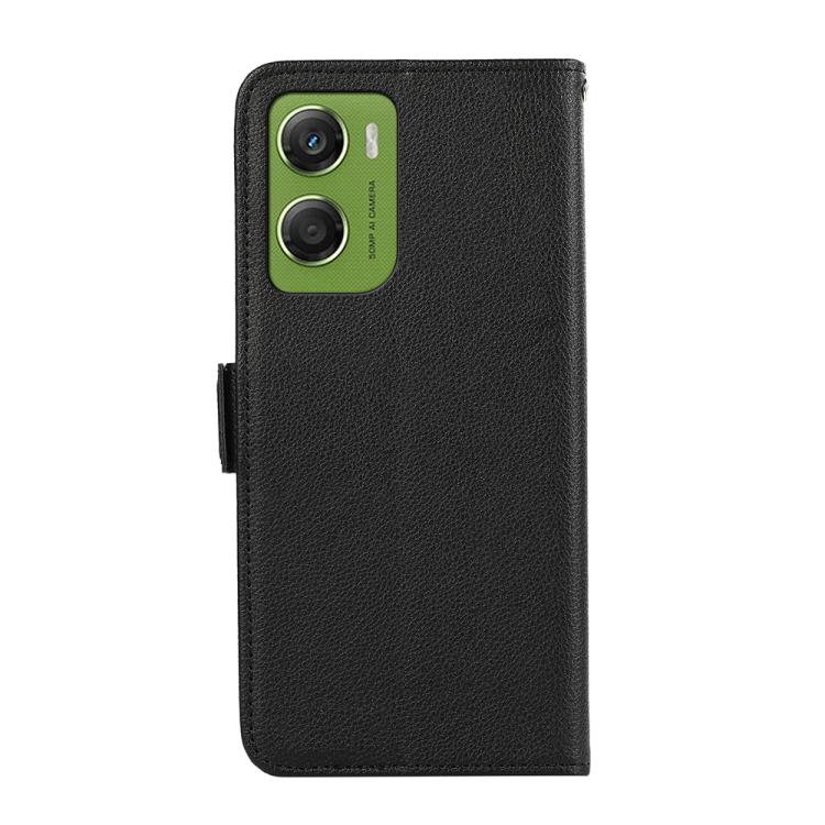 For Motorola Moto G06 4G ABEEL Side-Magnetic Litchi Pattern Leather RFID Phone Case