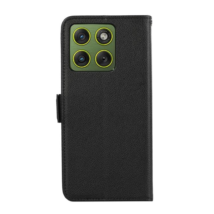 For Motorola Edge 70 5G ABEEL Side-Magnetic Litchi Pattern Leather RFID Phone Case