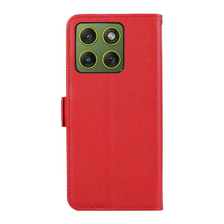 For Motorola Edge 70 5G ABEEL Side-Magnetic Litchi Pattern Leather RFID Phone Case