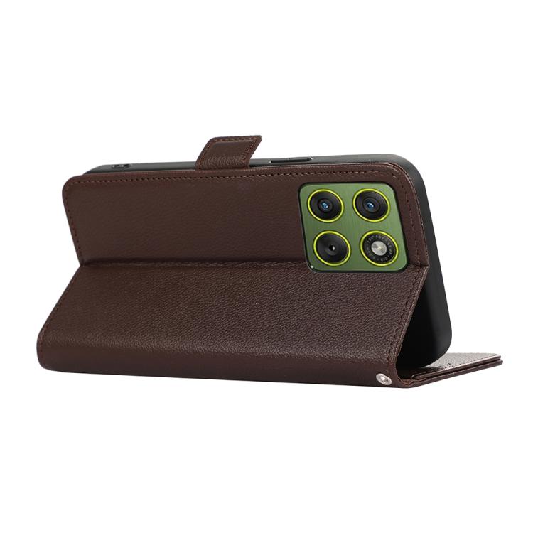 For Motorola Edge 70 5G ABEEL Side-Magnetic Litchi Pattern Leather RFID Phone Case
