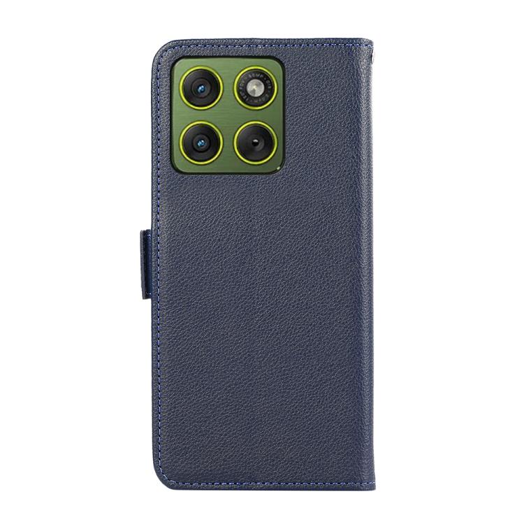For Motorola Edge 70 5G ABEEL Side-Magnetic Litchi Pattern Leather RFID Phone Case