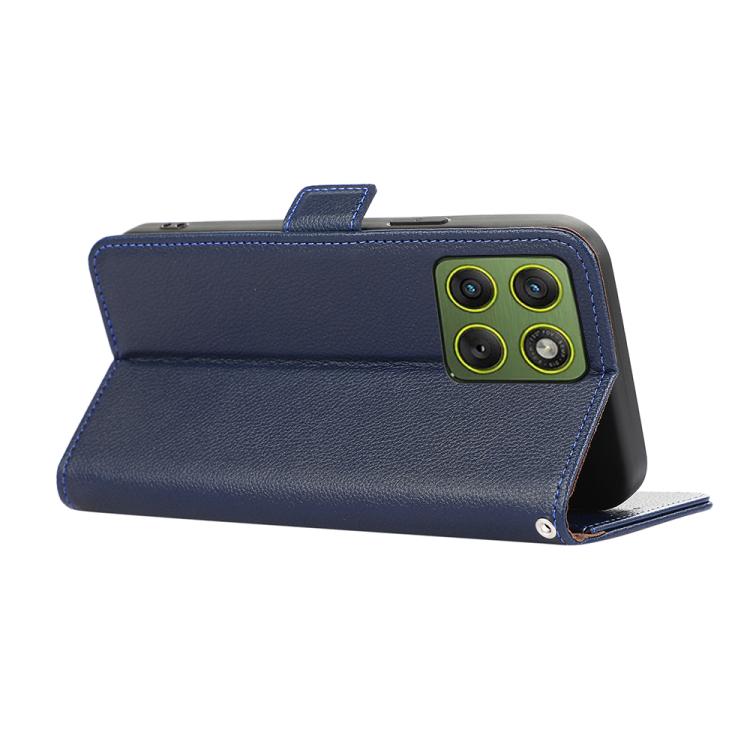 For Motorola Edge 70 5G ABEEL Side-Magnetic Litchi Pattern Leather RFID Phone Case
