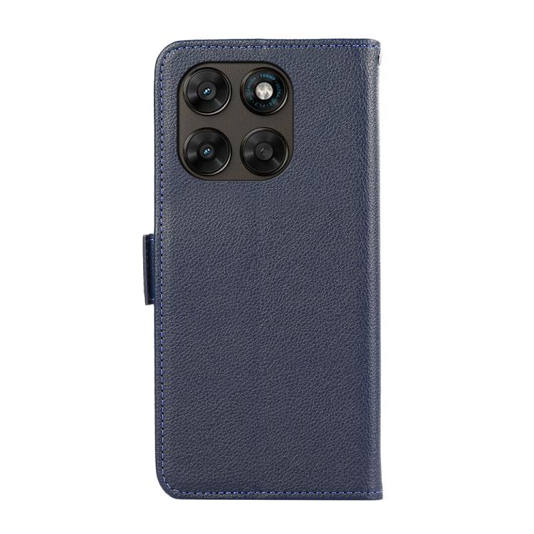 For Motorola Moto G77 5G / G67 5G ABEEL Side-Magnetic Litchi Pattern Leather RFID Phone Case