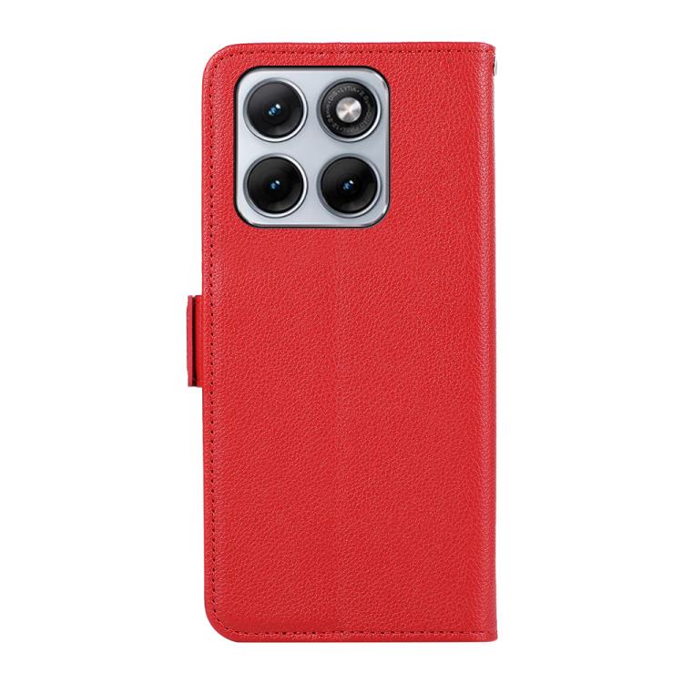 For Motorola Edge 70 Fusion 5G ABEEL Side-Magnetic Litchi Pattern Leather RFID Phone Case