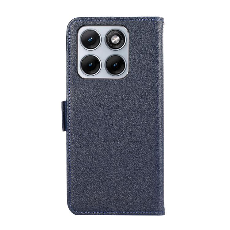 For Motorola Edge 70 Fusion 5G ABEEL Side-Magnetic Litchi Pattern Leather RFID Phone Case