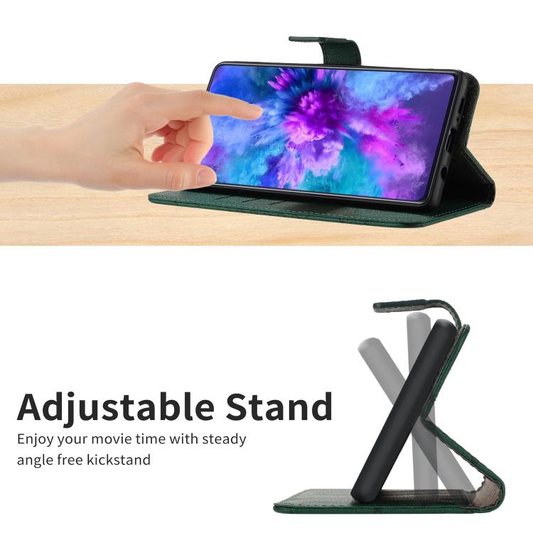 For Xiaomi Poco M7 4G 169mm Rhombic Grid Texture Leather Phone Case