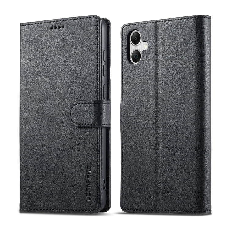 For Samsung Galaxy A06 4G LC.IMEEKE Calf Texture Leather Phone Case