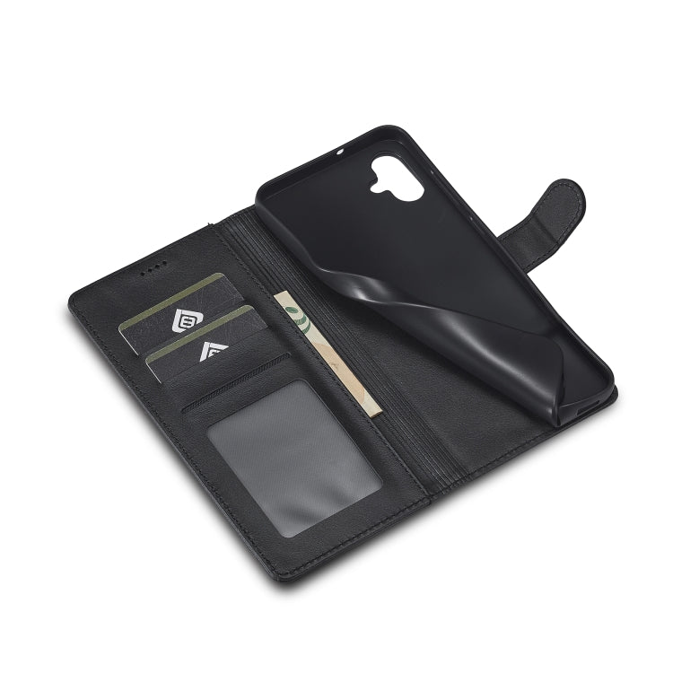 For Samsung Galaxy A06 4G LC.IMEEKE Calf Texture Leather Phone Case