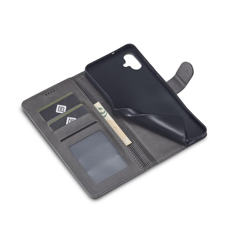 For Samsung Galaxy A06 4G LC.IMEEKE Calf Texture Leather Phone Case