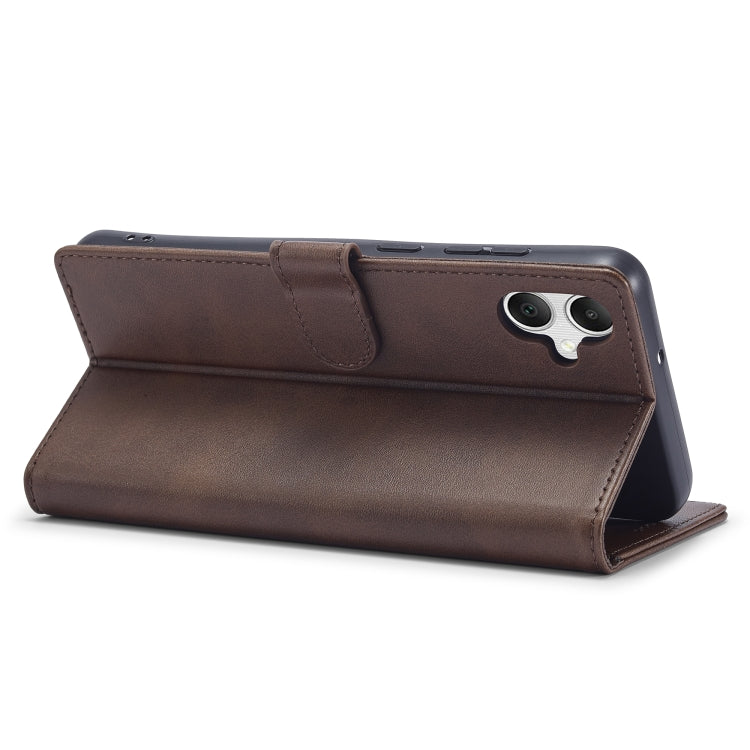 For Samsung Galaxy A06 4G LC.IMEEKE Calf Texture Leather Phone Case