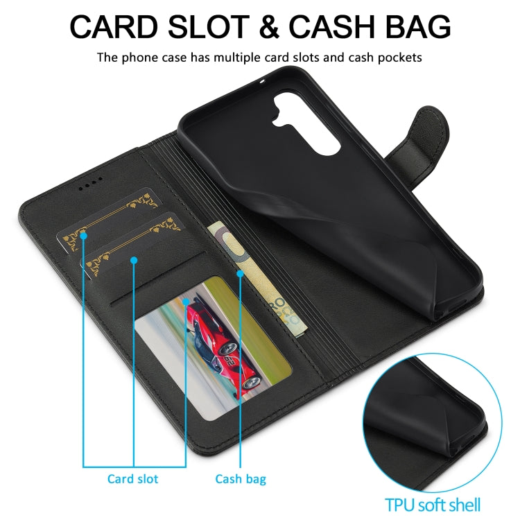 For Samsung Galaxy A16 5G LC.IMEEKE Calf Texture Leather Phone Case