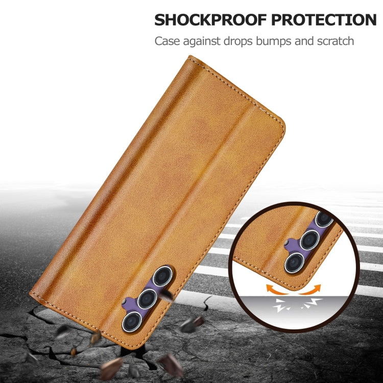 For Samsung Galaxy A16 5G LC.IMEEKE Calf Texture Leather Phone Case