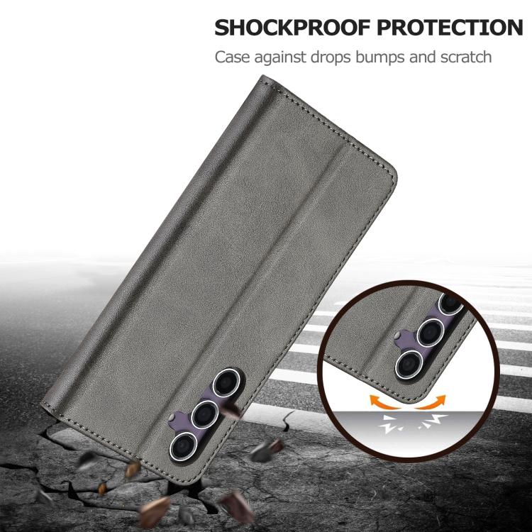 For Samsung Galaxy A56 5G LC.IMEEKE Calf Texture Leather Phone Case
