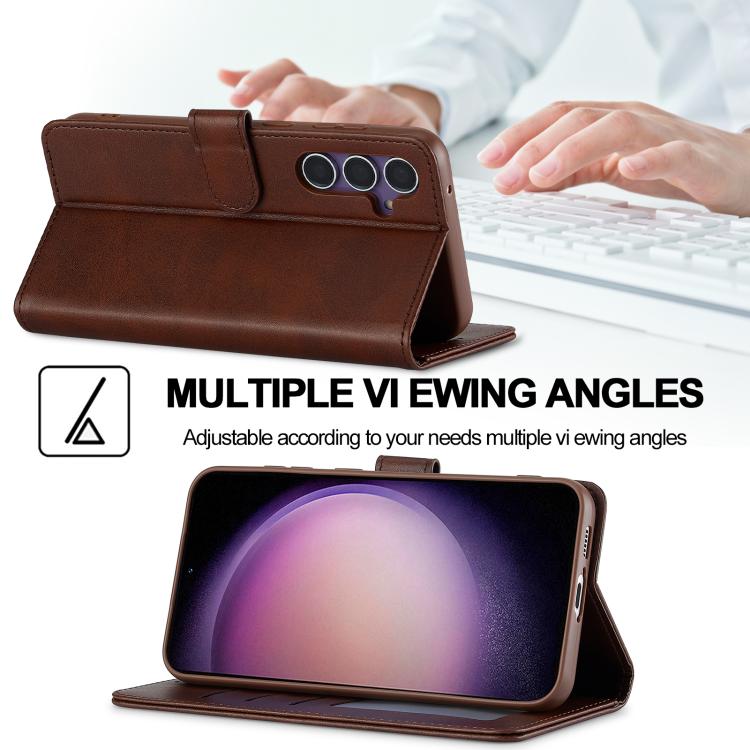 For Samsung Galaxy A56 5G LC.IMEEKE Calf Texture Leather Phone Case