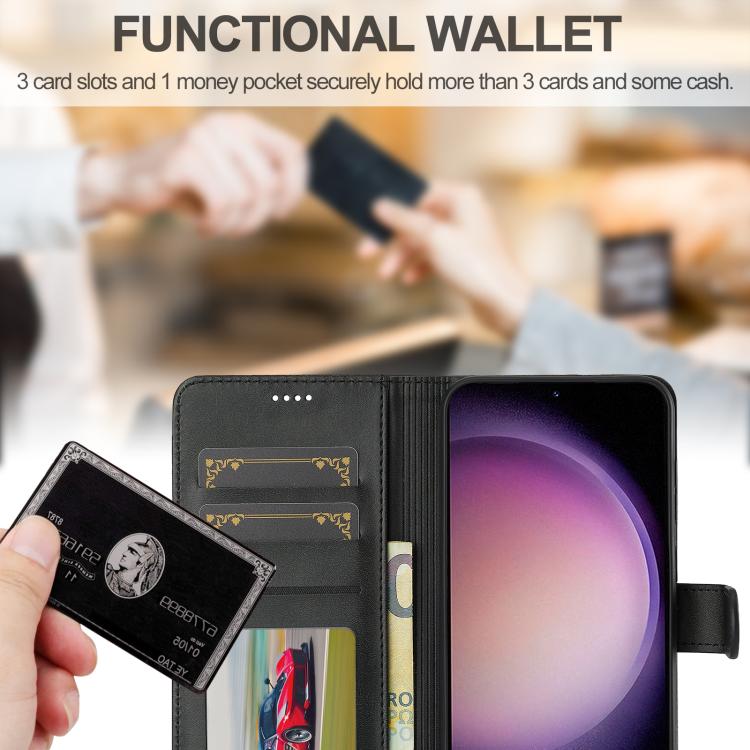 For Samsung Galaxy A26 5G LC.IMEEKE Calf Texture Leather Phone Case
