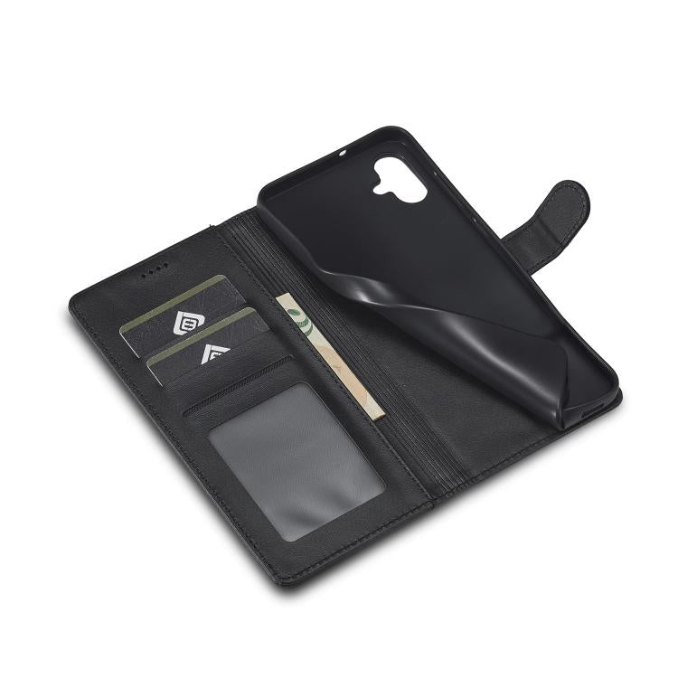 For Samsung Galaxy A07 4G LC.IMEEKE Calf Texture Leather Phone Case