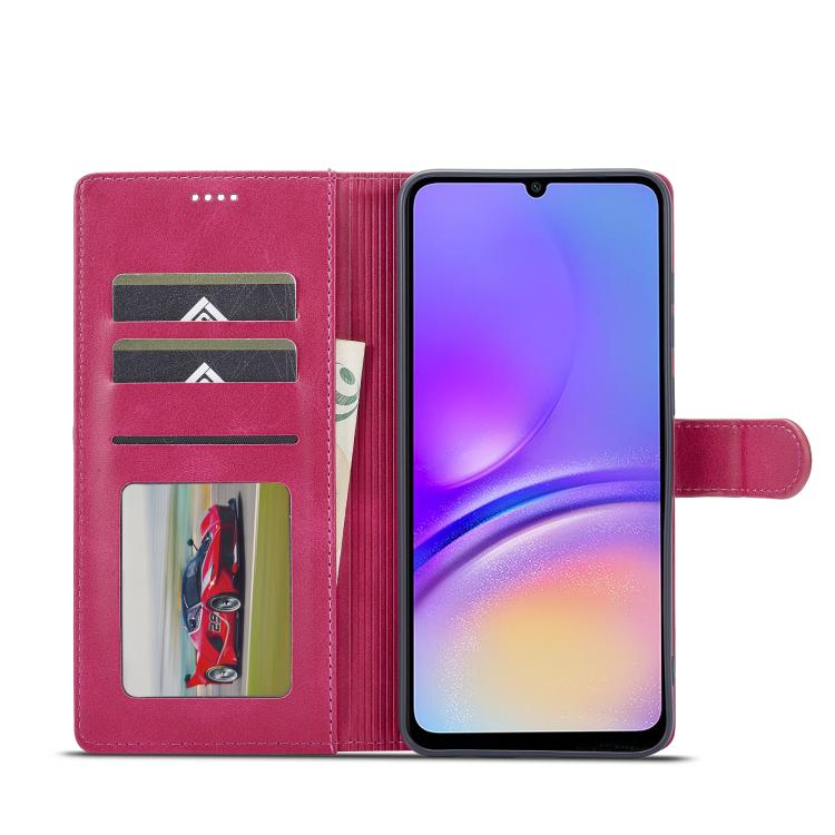 For Samsung Galaxy A07 4G LC.IMEEKE Calf Texture Leather Phone Case
