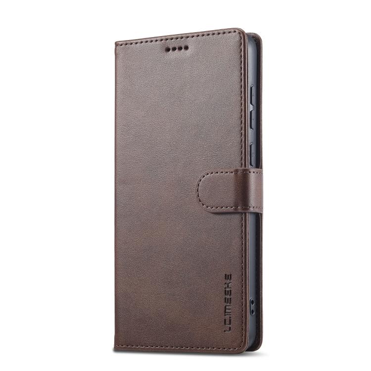 For Samsung Galaxy A07 4G LC.IMEEKE Calf Texture Leather Phone Case