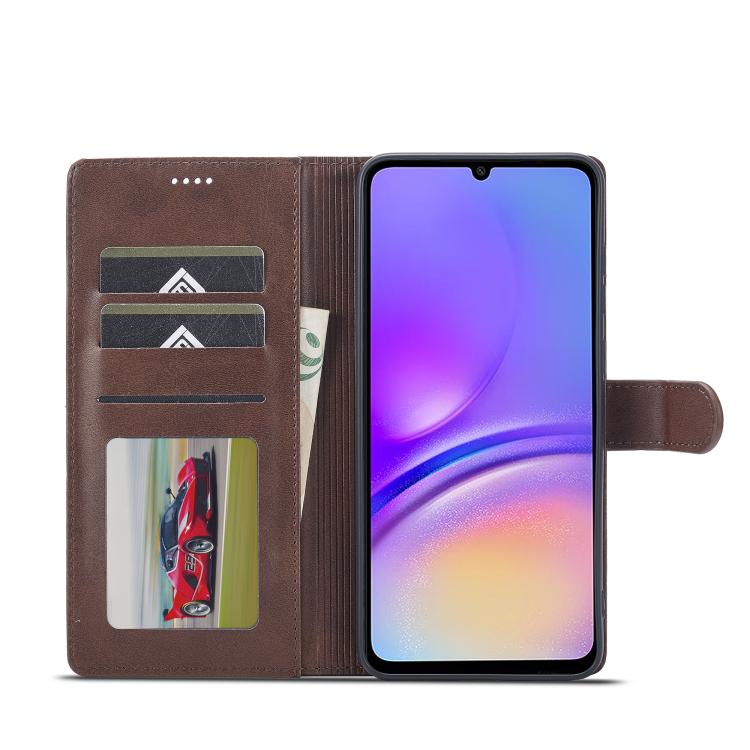 For Samsung Galaxy A07 4G LC.IMEEKE Calf Texture Leather Phone Case