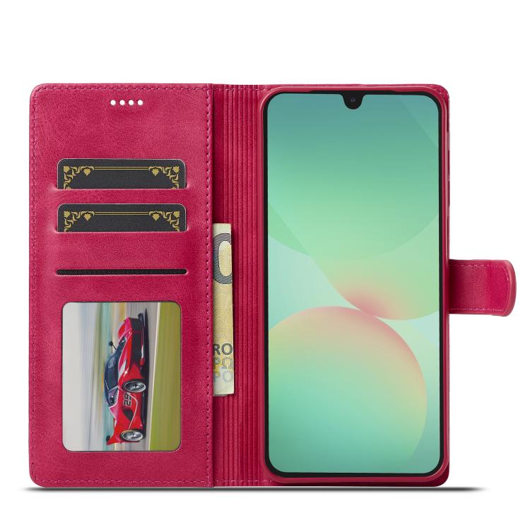 For Samsung Galaxy A17 5G LC.IMEEKE Calf Texture Leather Phone Case