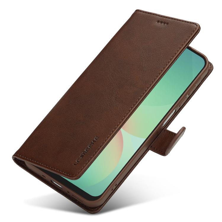 For Samsung Galaxy A17 5G LC.IMEEKE Calf Texture Leather Phone Case