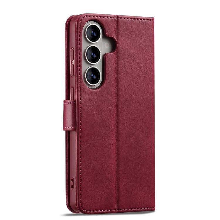 For Samsung Galaxy A57 5G LC.IMEEKE Calf Texture Leather Phone Case