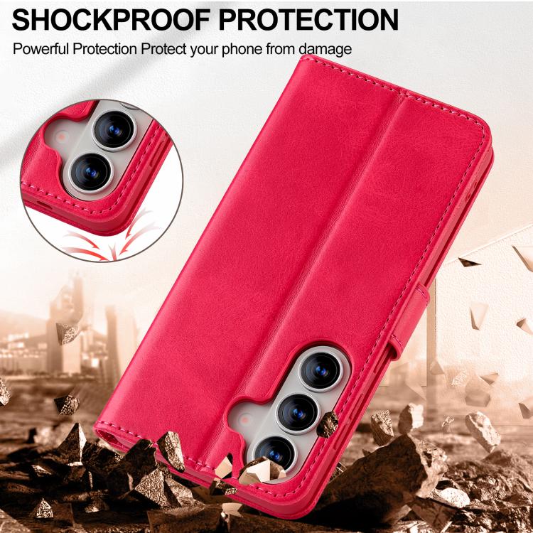 For Samsung Galaxy A57 5G LC.IMEEKE Calf Texture Leather Phone Case